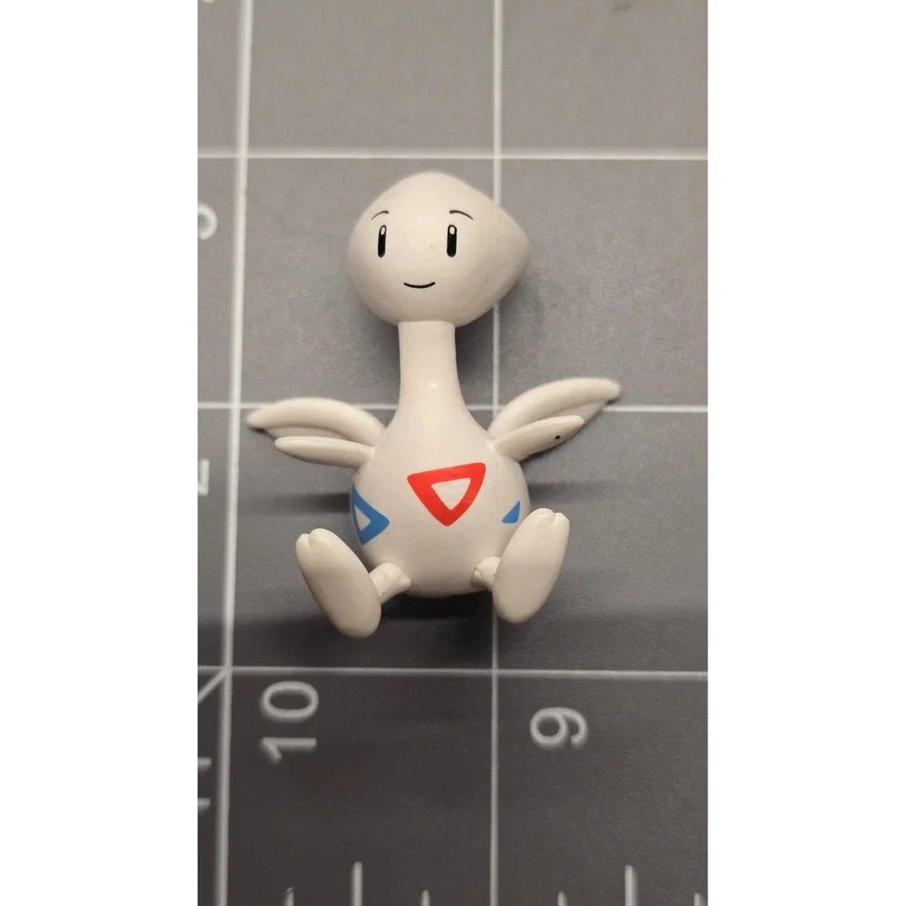 Pokemon Togetic Jazwares Battle Figure 2 Inch White Red Blue Mini Toy S7